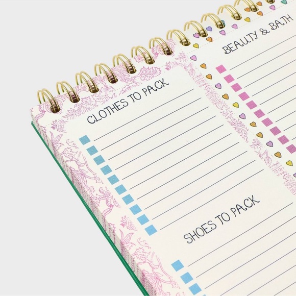 Roller Rabbit x Target Travel Checklist Notebook Multi Color - Picture 13 of 15